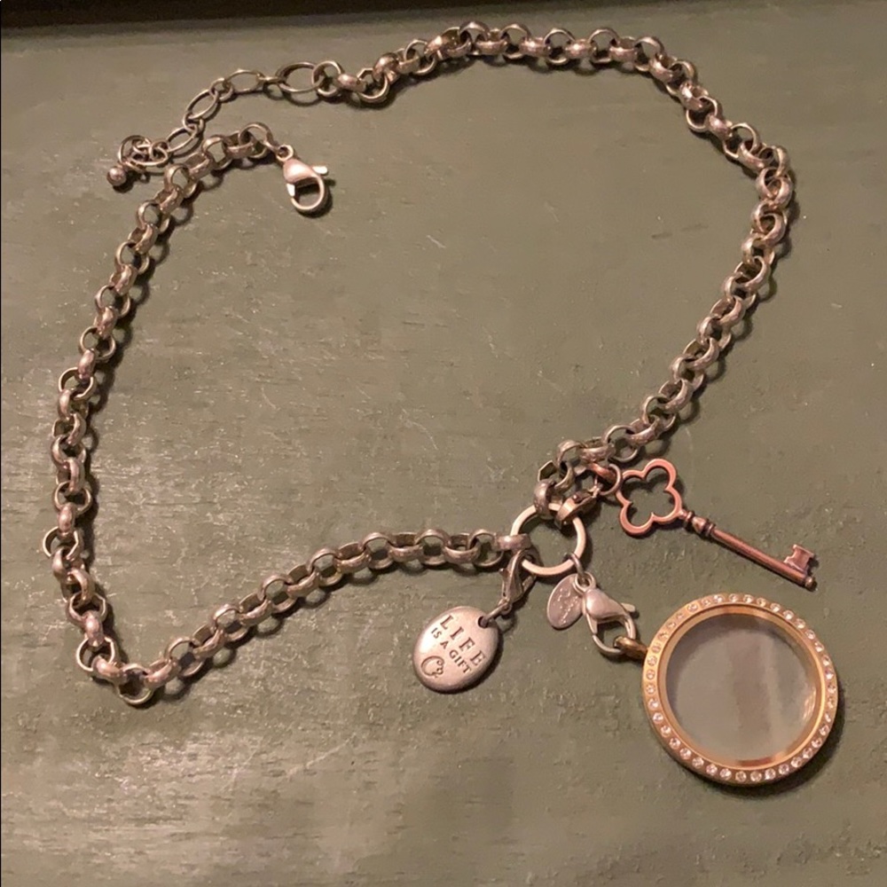 Origami Owl Locket Necklace